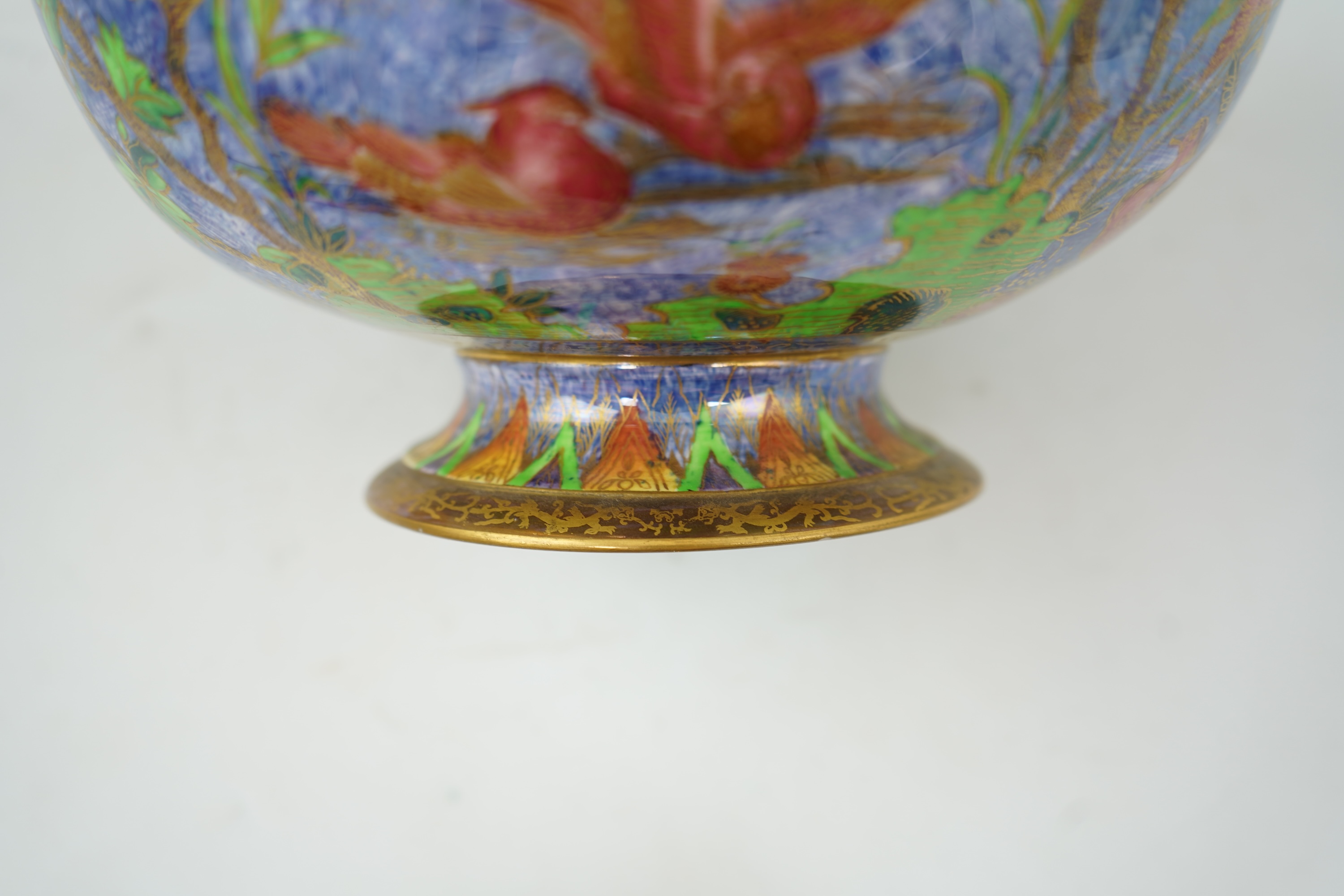 Daisy Makeig-Jones (1871-1945) for Wedgwood: An ‘Argus Pheasant’ lustre Imperial bowl